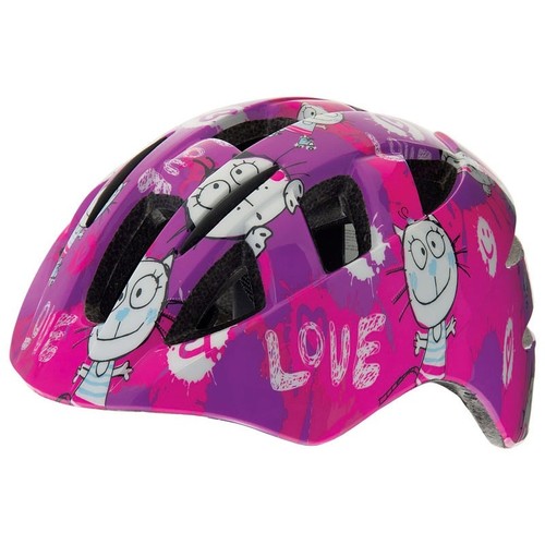 Kinderfahrradhelm love pink - love,